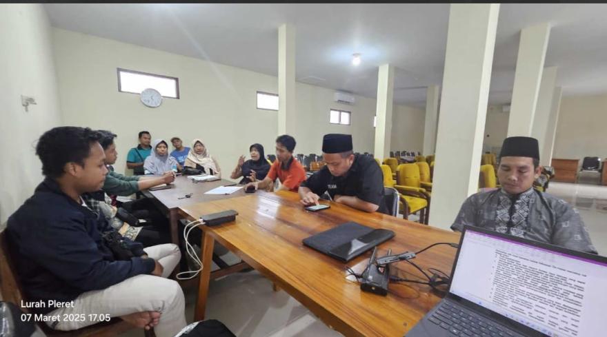 Rapat Persiapan dan Lembur Dokumen Seleksi Desa Mandiri Budaya